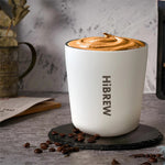 HiBREW 240ml Portable Hanging Ear Style Coffee Thermal Mug Foldable Filter Stainless Steel Double Wall Vacuum Insulated Coffee Cup
