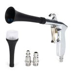 High Pressure Blower Interior Cleaner Car Cleaning Machine Interior Dryer Car Detailing Kit Interior Cleaner 360 Degree Swivel Air Blow Machine with Tapered Nozzle Detail Brush for Efficient Cleaning