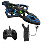 H36 2.4G Flying Sword EVA Foam 360° Flip Roll Turbofans Motors 4CH LED RC Toy Gift Remote Control Drone Airplane Quadcopter Stunt Glider RTF