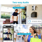 4MP Dual Lens Tuya Wifi Camera PTZ Outdoor 4K Wireless Dual Screen Security Camera Auto Tracking Monitoring Video Surveillance EU Plug