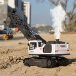 4DRC E4 RTR 2.4G 12CH RC Crane Car Spray LED Light Engineering Truck 720°Rotation Remote Control Vehicles Models Kids Toy