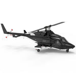 LinkMejor E188 AirWolf 2.4G 6CH 6G Optical Flow Localization LiDAR TOF Altitude Hold One Key Inverted Flight 1:34 Scale Flybarless RC Helicopter RTF