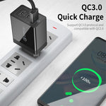 LinkMejor 30W 3-Port USB Charger 3USB-A QC3.0 2.0 Fast Charging Wall Charger Adapter EU Plug for iPhone 16 15 Pro 14 13 Pro Max for Samsung Galaxy Z Flip6 for Xiaomi 15pro for Huawei Mate XT