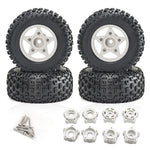 4PCS D232 Upgraded Off-Road Tires Wheels for 1/8 1/10 Short Course Truck RC Cars Vehicles Models Parts Accessories
