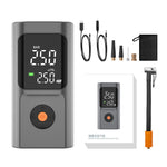 Portable Tire Inflator Dual-screen Digital Display Air Pump for Car Motorcycle Ball Fast Inflation