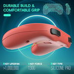 LinkMejor PC07 2.4G Wireless Dual Gaming Controller 32H Battery Classic D-Pad Arcade Game Controller for PC Android TV Box Retro Gamepad Plug and Play