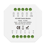 IH S09 1-4CH 16A WiFi Smart Switch Module Support Timing Function for Home Automation Tuya Smart Life APP Voice Control Works with Alexa Google Home