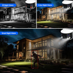 SriHome SH070 4MP Dual Lens WIFI Security Camera 180 degrees Wide Angle Night Vision Two Way Audio IP66 Waterproof Surveillance Camera for Outdoor