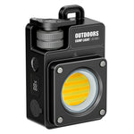 LinkMejor USB Rechargeable LED Camping Lantern with Magnetic Base and Multi-Source COB Work/Repair Light for Outdoor Use