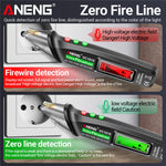 LinkMejor VC1019 Red Laser Test Pen Voice Broadcast Voltage Detector 12-1000V Volt Current Non-Contact Pen Electric Teste Meter Tool