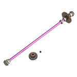 LinkMejor 124018 124019 1/12 RC Car Upgraded All Metal Center Drive Shaft Vehicles Model Spare Parts