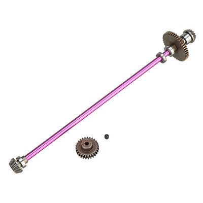 LinkMejor 124018 124019 1/12 RC Car Upgraded All Metal Center Drive Shaft Vehicles Model Spare Parts