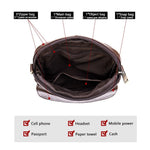 Ekphero Zipper Genuine Leather Messenger Bags Business Small Crossbody Bag Casual Travel Flap Shoulder Bag