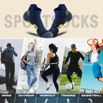 3 Pairs Men's Breathable Sports Socks Wicking Sweat Deodorant Outdoor Running Cycling Fitness Climbing Ankle Socks Comfortable