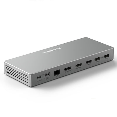 Blueendless HD1601 16-in-1 Type-C Docking Station with USB2.0 USB3.2 PD100W DP/HD Gigabit Port 3.5mm Audio SD&TF3.0 PC Multiports Splitter Adapter