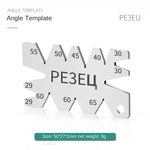 Angle Gauge Wire Cutting Stainless Iron Carbon Steel Tool Setting Template Thread Nickel Plated Carpenter Gauging Measuring Tool