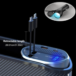 Multifunctional Seat Gap Organizer Box Telescopic Super Fast Charging Car Charger Car Seat Gap Storage Box Wireless Charging Storage