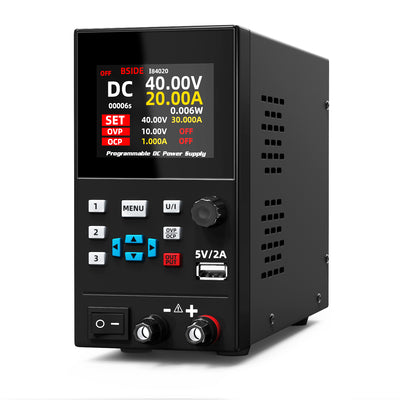 I8 Series 305/3010/4020 Programmable DC Power Supply 0-40V 0-20A 300W USB Port Over Voltage Protection Adjustable Voltage Current