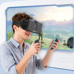 LinkMejor GAMES Switch 2 VR Headset 3D Stereo Glasses Helmet with Adjustable Interpupillary/Object Distance Soft Sponge Face Mask 3D Game Console Accessory
