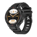 LinkMejor DT5 Sport 1.45inch HD Screen GPS Compass bluetooth Call Heart Rate Blood Pressure Blood Oxygen Monitor Sleep Monitoring Multi-sport Modes Music Playback IP68 Waterproof Smart Watch