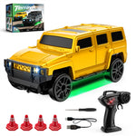 LinkMejor E86 E87 RTR 1/64 2.4G 4WD Drift RC Car SUV Mini Race LED Light Two Speed Full Scale Radio Control High-Speed Motor On-Road Racing Vehicle Model Boys Gifts Toys