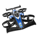 LinkMejor YL61 2-IN-1 Land Air Flying Racing Drift Car Altitude Hold Mode Tumbling Stunts 2.4G Remote Control Toys Kids Gifts RC Drone Quadcopter RTF