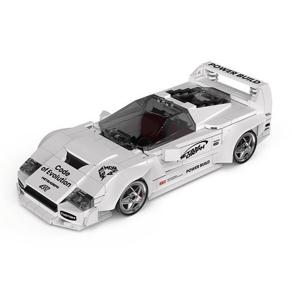 LinkMejor BUILT METAMORPH Series PB8844 PB8845 for Ferrari Rambo Supercar Model Building Block Assembly Kit with Container Display Box Brick Toy Set for Kids Children Gift