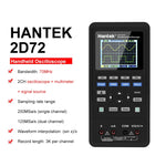 Hantek 3in1 Digital Oscilloscope+Waveform Generator+Multimeter Portable USB 2 Channels 40mhz 70mhz LCD Display Test Meter Tools Ultra-low Power Design With Large-capacity lithium Battery One-key AUTO