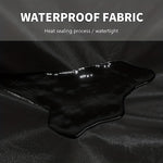 190T Motorcycle Cover Outdoor Indoor Protection for Motorbikes and E-Bikes Waterproof All Season Dustproof UV Protection