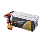 LinkMejor 22.2V 1300mAh 75C 6S XT60 Plug Lipo Battery for FPV RC Racing Drone
