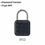 LinkMejor SY12/SY13 Tuya Smart Padlock IP67 Waterproof Bluetooth Fingerprint Password Lock for Luggage Cabinet Backpack Offices