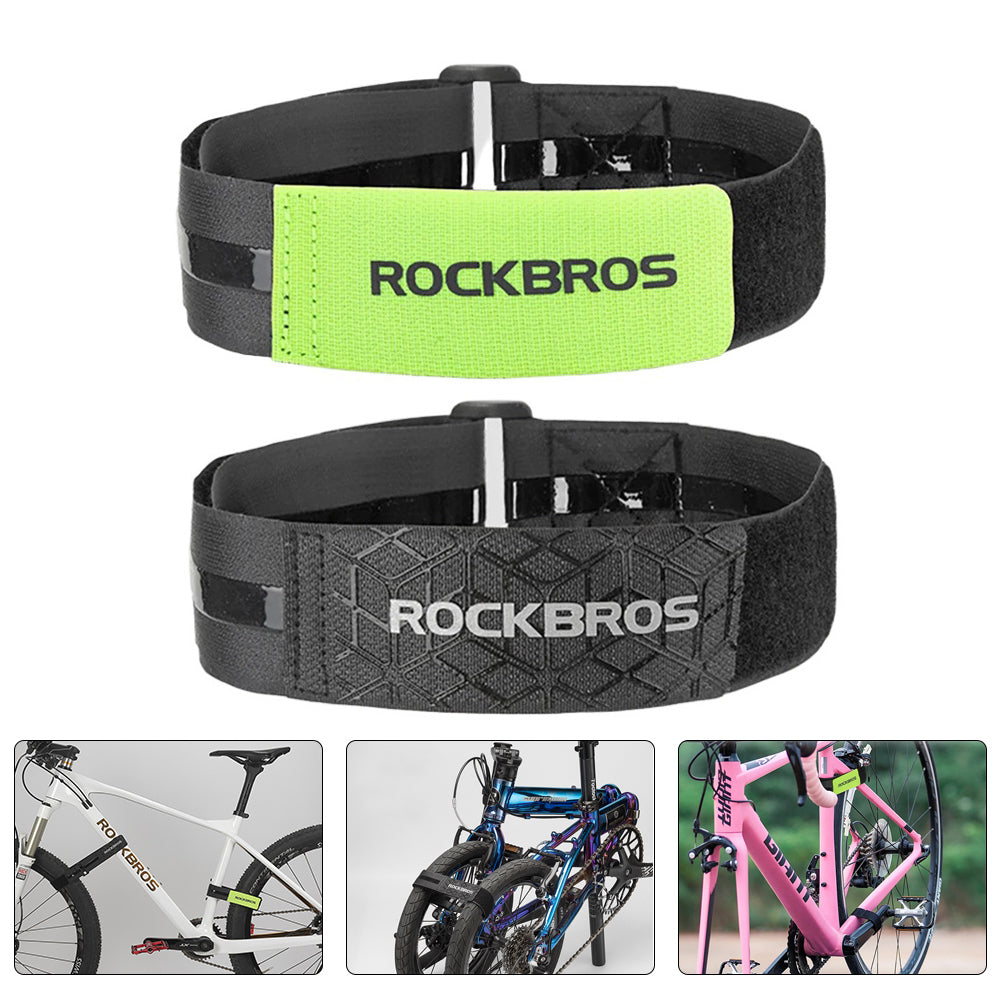 LinkMejor Multi-Use Adjustable Bicycle Bundle Belt Portable Hook Loop Anti-Slip Outdoor Bundle Luggage Storage Bike Tire Fastening Strap