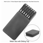 12PCS Magnetic Bendable Alligator Clip Sticks Set Model Painting Stand Base Holder Modeling Tools For Airbrush Easy Install