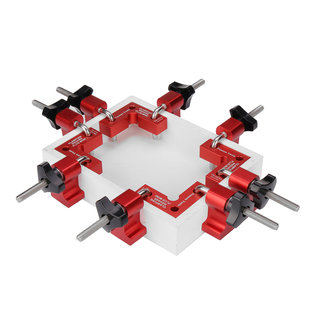 LinkMejor 4 Set Mini Woodworking Right Angle Positioning Clamp 90 Degree Precision Clamping Square Carpenter Square