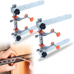 2Pcs DIY Furniture Cabinet Drawer Guide Aid Fixed Carpenter Tools Decoration Necessary Track Guide Installation Fixed Tools Lengthened Bracket Connection Design Stainless Steel Adjustable Height