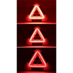 LinkMejor Solar Emergency Triangular Roadside Warning Light USB Super Bright LED Work Lights for Car Repairing Camping Hiking Hunting