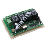 Geekcreit® 12V 4CH Channel 433Mhz Wireless Remote Control Switch With 2 Transmitter