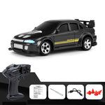 LinkMejor KF33 RTR 1/64 2.4G 4WD Mini Drift RC Car Sports LED Light High Speed On-Road Micro Racing Remote Control Vehicles Models Desktop Ornaments Toys