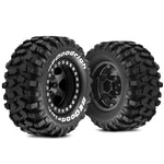 4PCS Redspider 1.9" Wheel Hub 95mm Tires for 1/10 1/12 LC80 MJX H12Y H12Y+ RC Climbing Car Vehicle Models Spare Parts