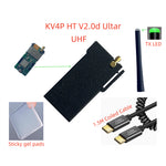 KV4P HT V2.0d UHF Ham Radio Transceiver Kit USB-C Powered Android Compatible Compact Design APRS Messaging 1 Watt Transmission No Internal Battery