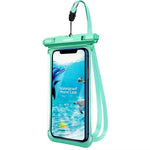 Fonken IPX8 Waterproof Phone Case with Lanyard Full Touch Screen Clear Dry Bag for Up to 6.5 Inch Phones Swimming Beach Snorkeling Underwater Photography Protection