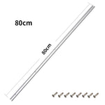 LinkMejor Woodworking 19*12.7mm T Track with Predrilled Mounting Holes for Quick Ratchet Rail Clamps for M6/M8 Slot Hold Down Clamps Featherboard