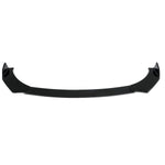 LinkMejor 4PCS Black Front Lip Chin Bumper Spoilers Body Kits For Car Universal