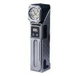 T130 Motion Sensor Multifunction LED Headlamp with Digital LCD Display Dual Light Source Magnetic Attraction Waterproof Work Lamp for Camping Hiking Cycling