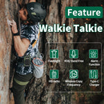 LinkMejor XA501 Walkie Talkie Wireless Frequency Pairing Long Range HD Call Hands-Free Type-C Flashlight UHF 400-480 MHz Li-ion Battery Outdoor Communication