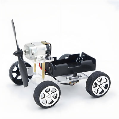 130 Brush Motor Creative Wind Powered Car Material Kit Students DIY Handmade Science Technology Small Production Experiment Toys