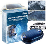 Rayhong Car Windshield Snow Removal Instrument Tool Solar/USB Power Car Window Glass Anti-Ice Snow Remove 5-12V Winter Deicing Device Molecular Interference Snow Remove Car Defroster