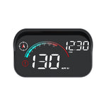 LinkMejor M22 Universal Car HUD Multifunctional Display Head-Up Display GPS Speedometer Compass USB Rechargeable