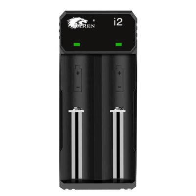 [US Direct] I2 Dual-Slot USB Charging Li-ion Battery Charger Quick Charging For Flashlight RC Toys Home Tools Batteries