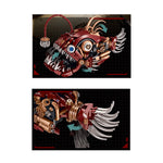 LinkMejor XZ0113 Cyber Lantern Fish Anglerfish Dynamic Mechanical Desktop Ornament Building Block Brick Assembly Kit Kids Christmas Gift